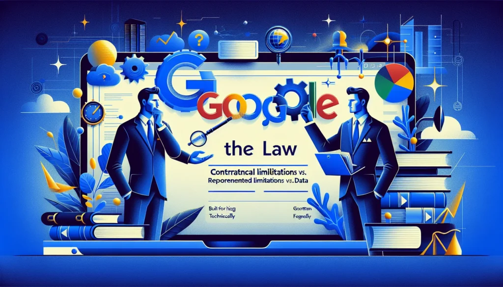 Google y la Ley: Limitaciones Contractuales vs. Datos