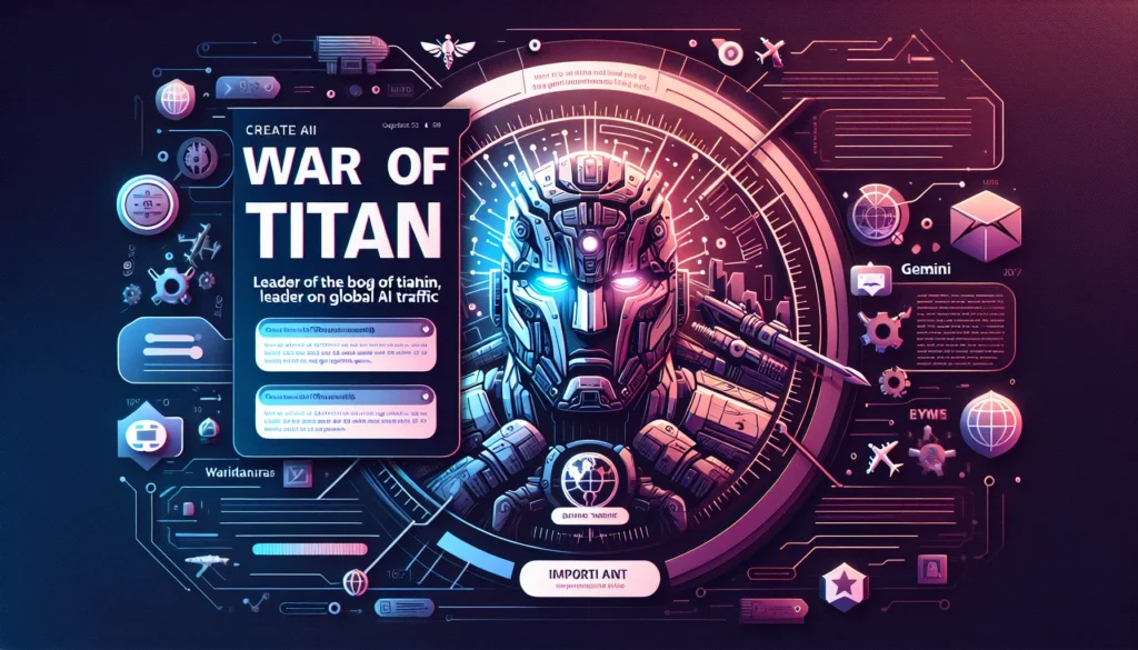 Guerra de Titanes: ¿Quién Lidera el Tráfico Global de IA, ChatGPT o Gemini?